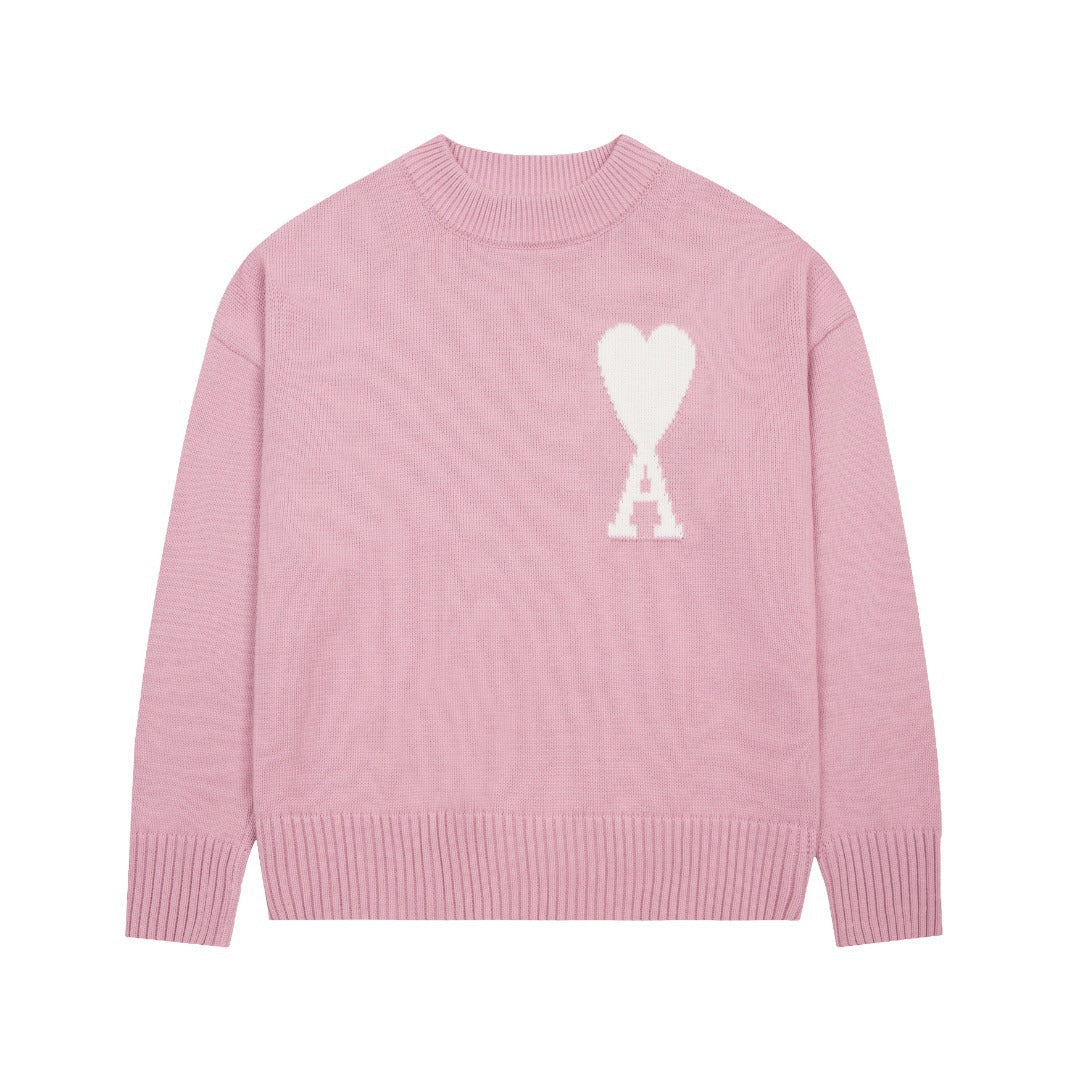 "HEART" - SWEATER ROSE (UNISEX)